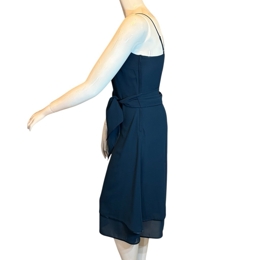 H&M Teal Chiffon Midi Slip Dress, 14 (EUR 44) - Picture 10 of 16